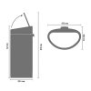 Kosz TOUCH BIN NEW 40L Platinum 